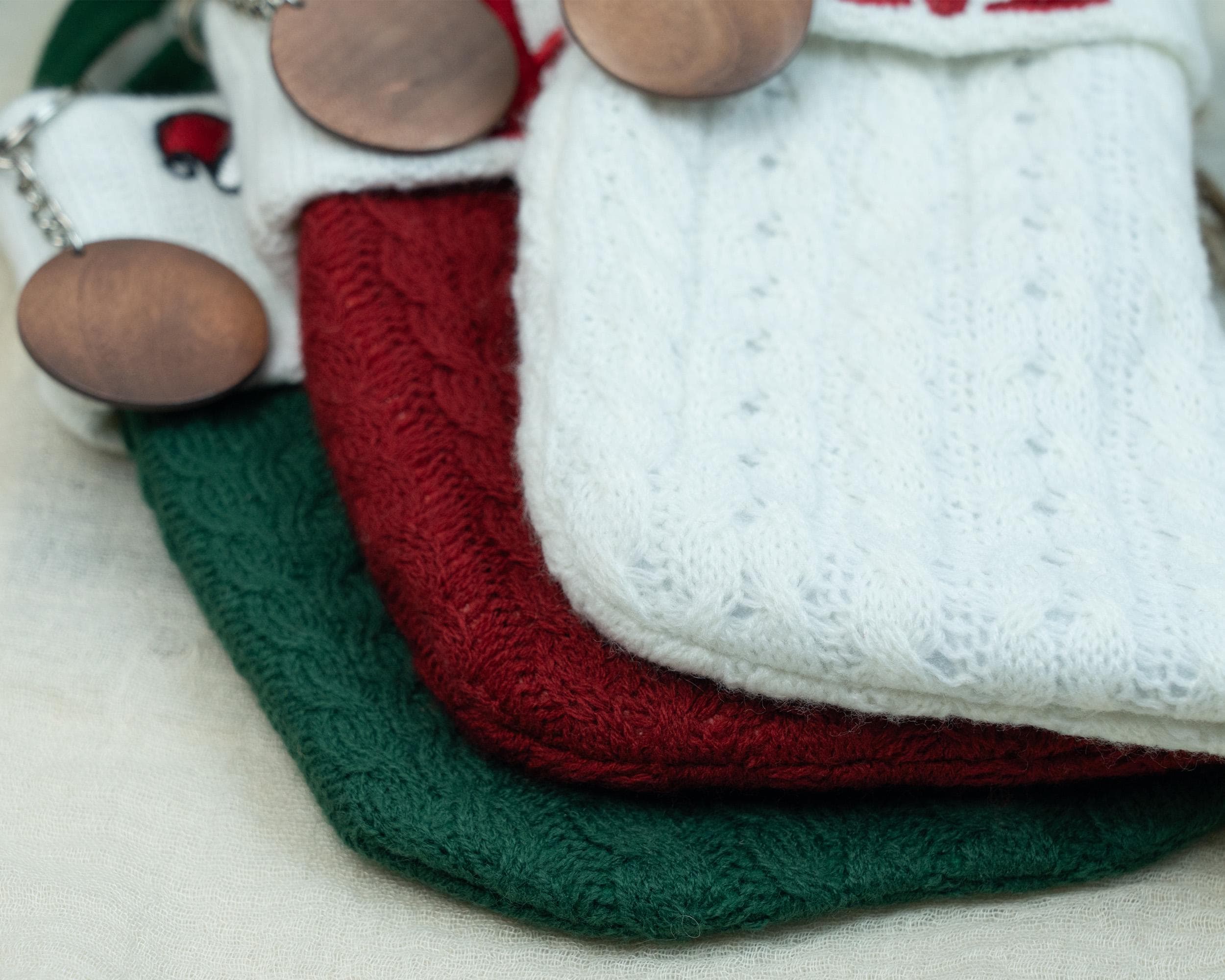 Mini Christmas Stockings with Name Charm,Custom Christmas Stockings,Holiday Stockings Gifts,Stockings for Kids,Christmas Gifts for Kids Baby