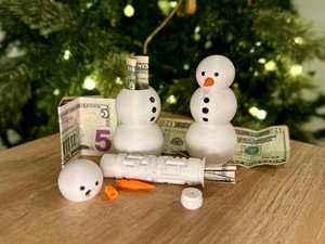 Snowman Puzzle Gift Box: Unique Christmas Cash Gift