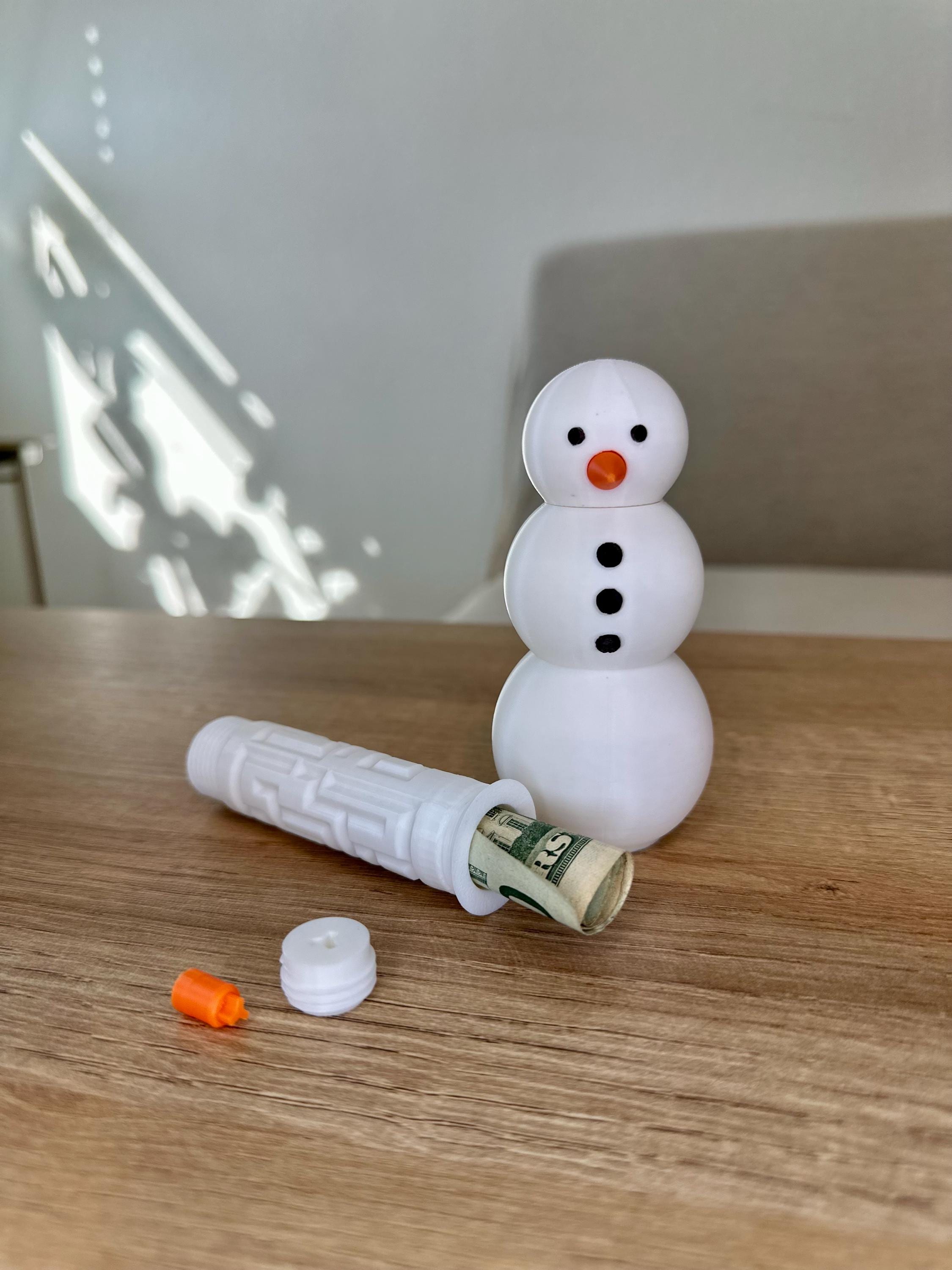 Snowman Puzzle Gift Box: Unique Christmas Cash Gift