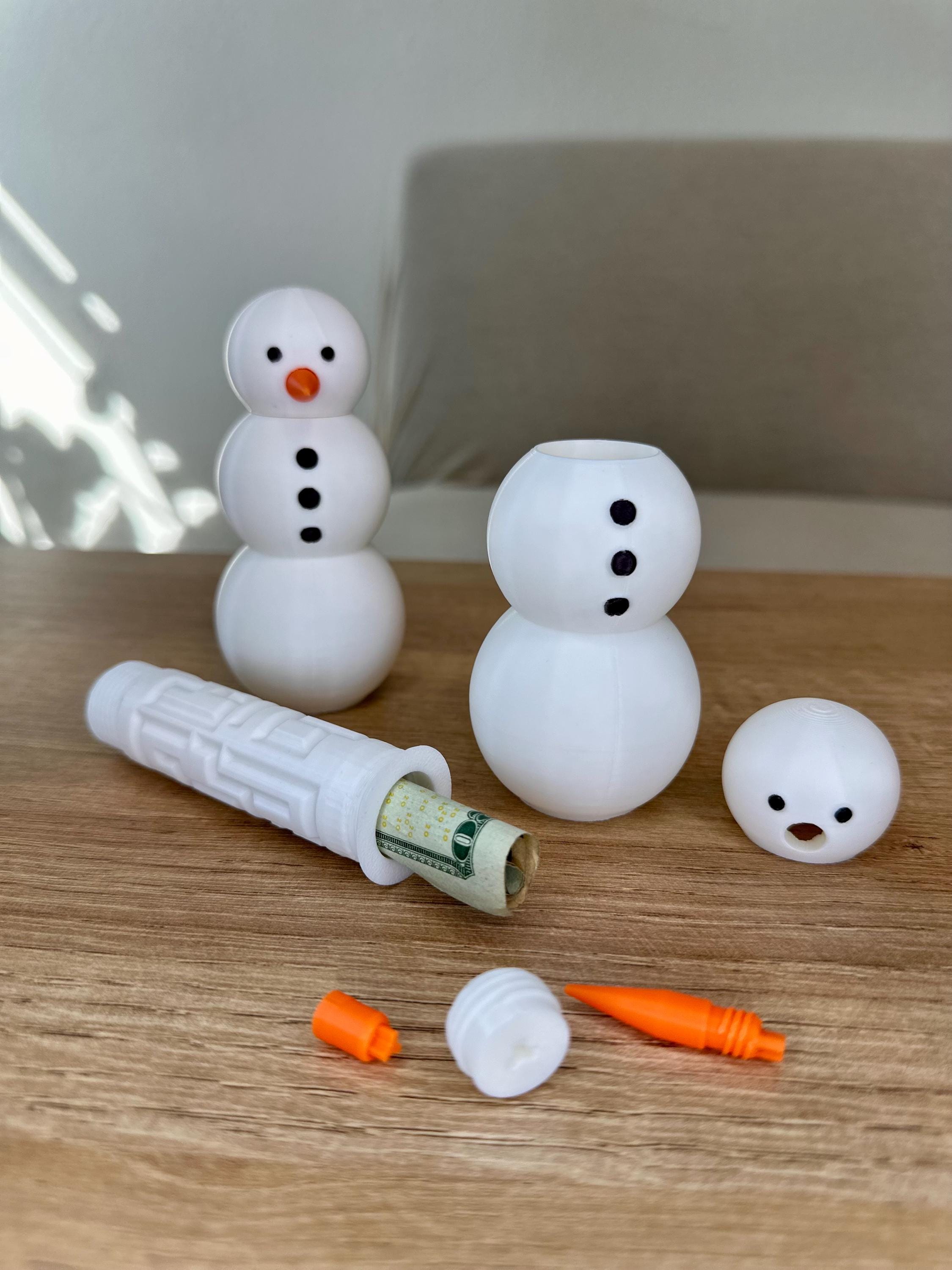 Snowman Puzzle Gift Box: Unique Christmas Cash Gift