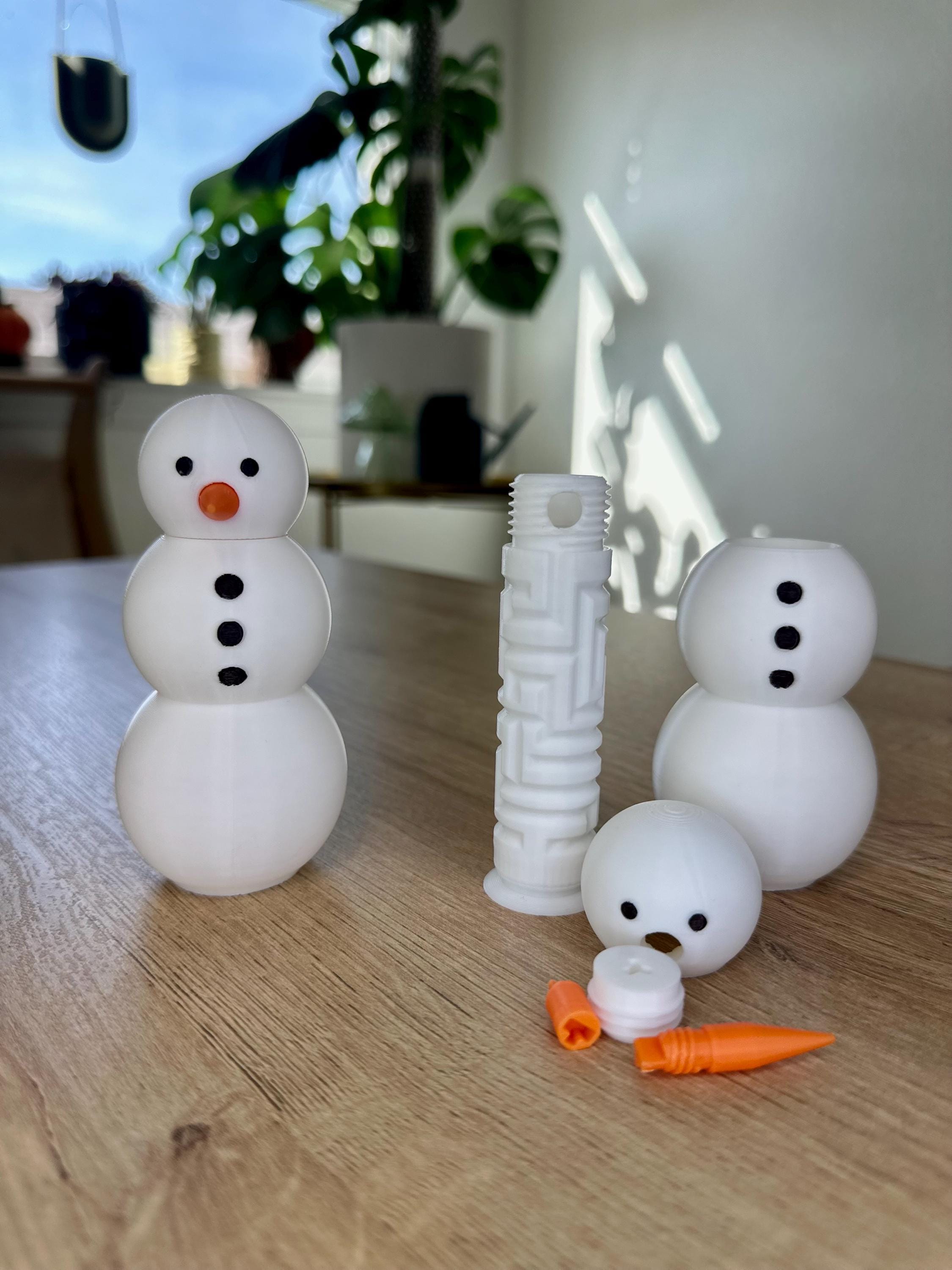 Snowman Puzzle Gift Box: Unique Christmas Cash Gift