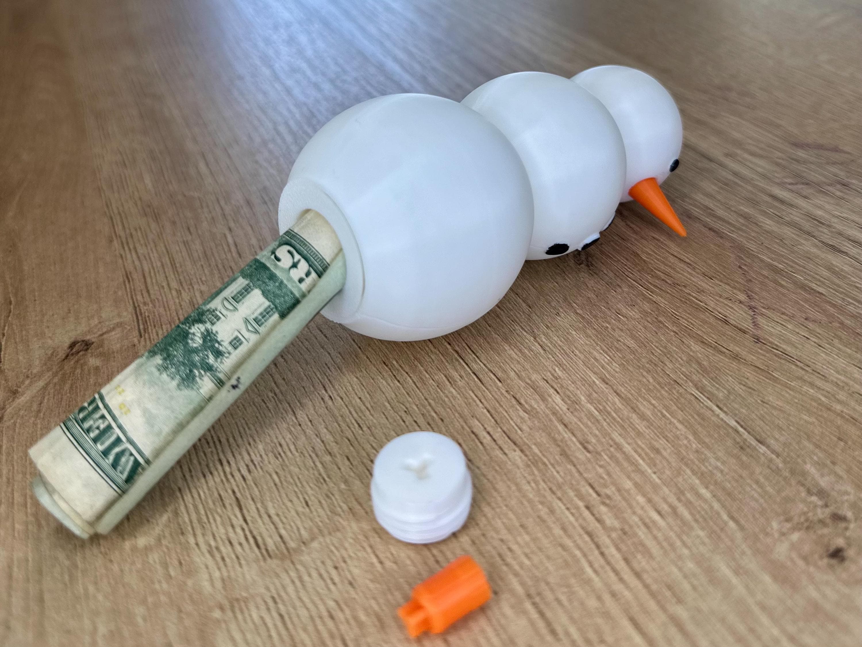 Snowman Puzzle Gift Box: Unique Christmas Cash Gift