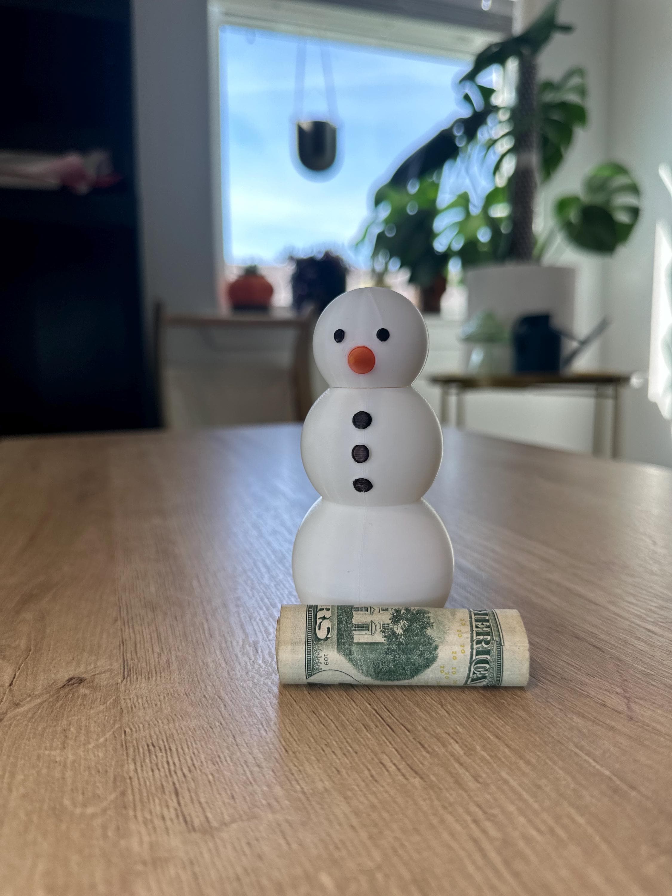 Snowman Puzzle Gift Box: Unique Christmas Cash Gift