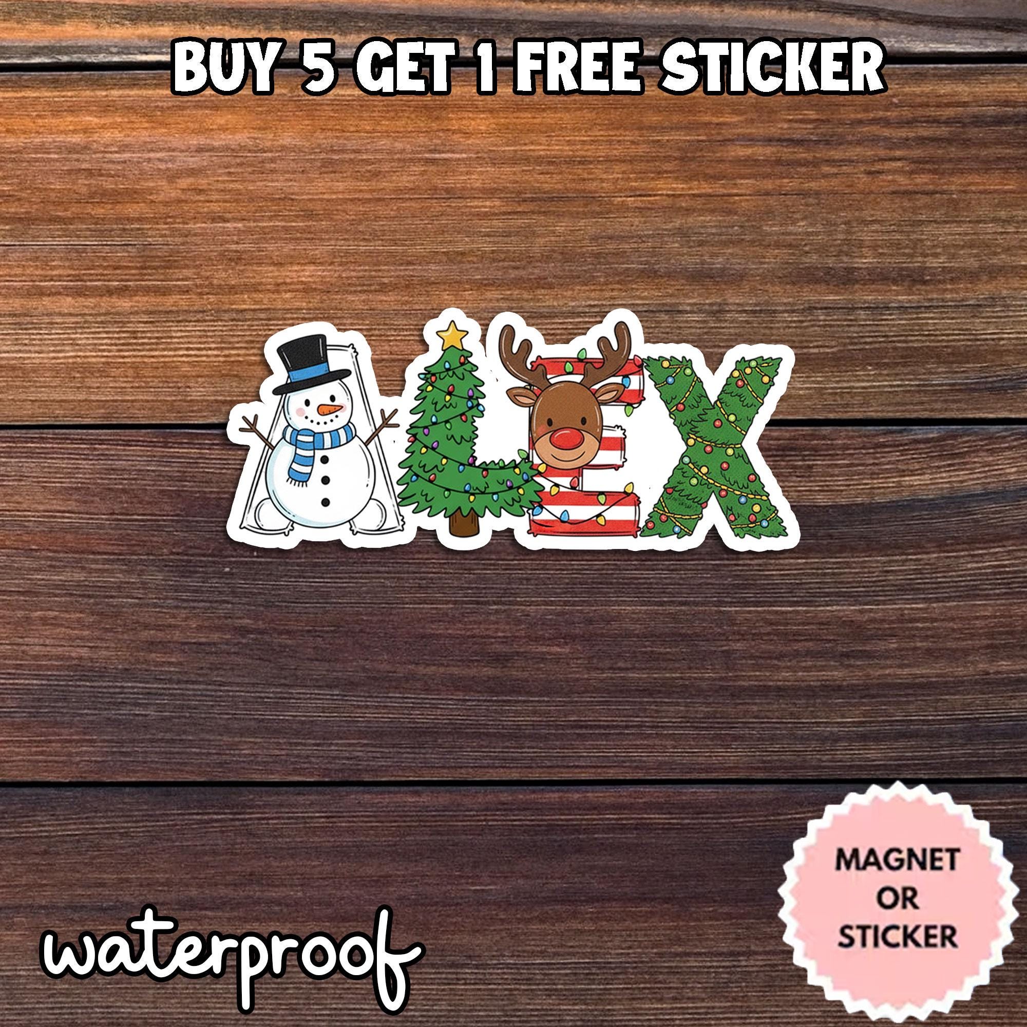 Personalized Christmas Present Labels,Custom Name Tags,Christmas Sticker,Christmas Name Labels for Holiday Gifts,Christmas Gift Tag Stickers