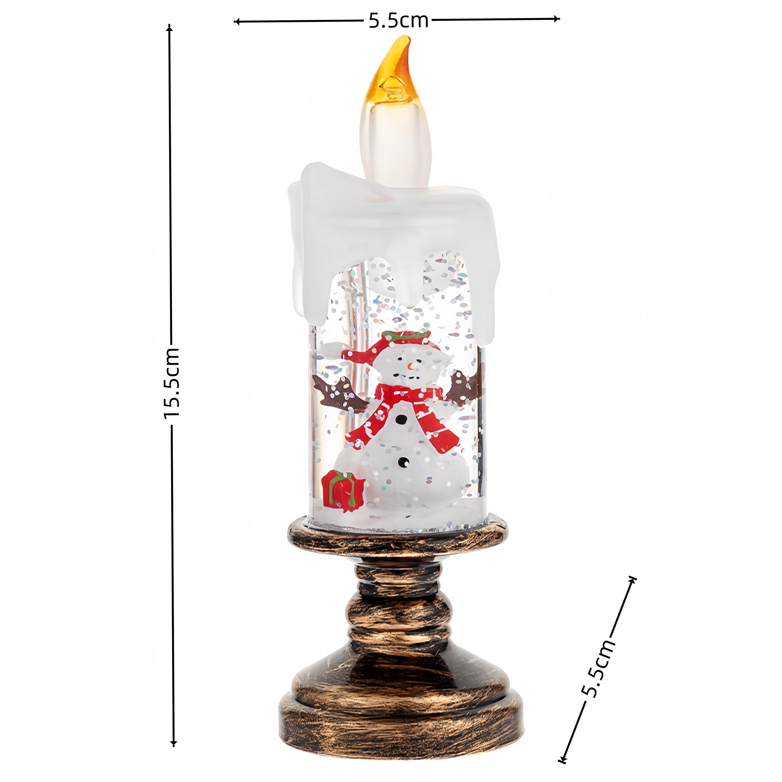 Handmade Snowing Christmas Crystal Lamp,Cute Christmas Decoration,Vintage Christmas Light,Home Tabletop Ornament,Christmas Gift for Family