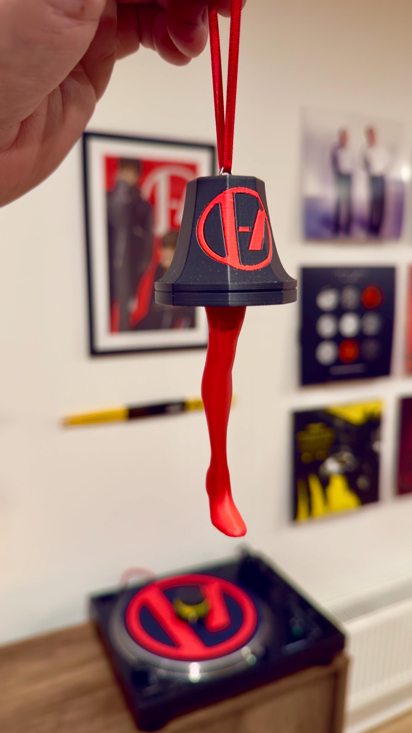 TØP Inspired Christmas Ornament – A Christmas Story Parody | Tyler Joseph Breach Tour Leg Lamp