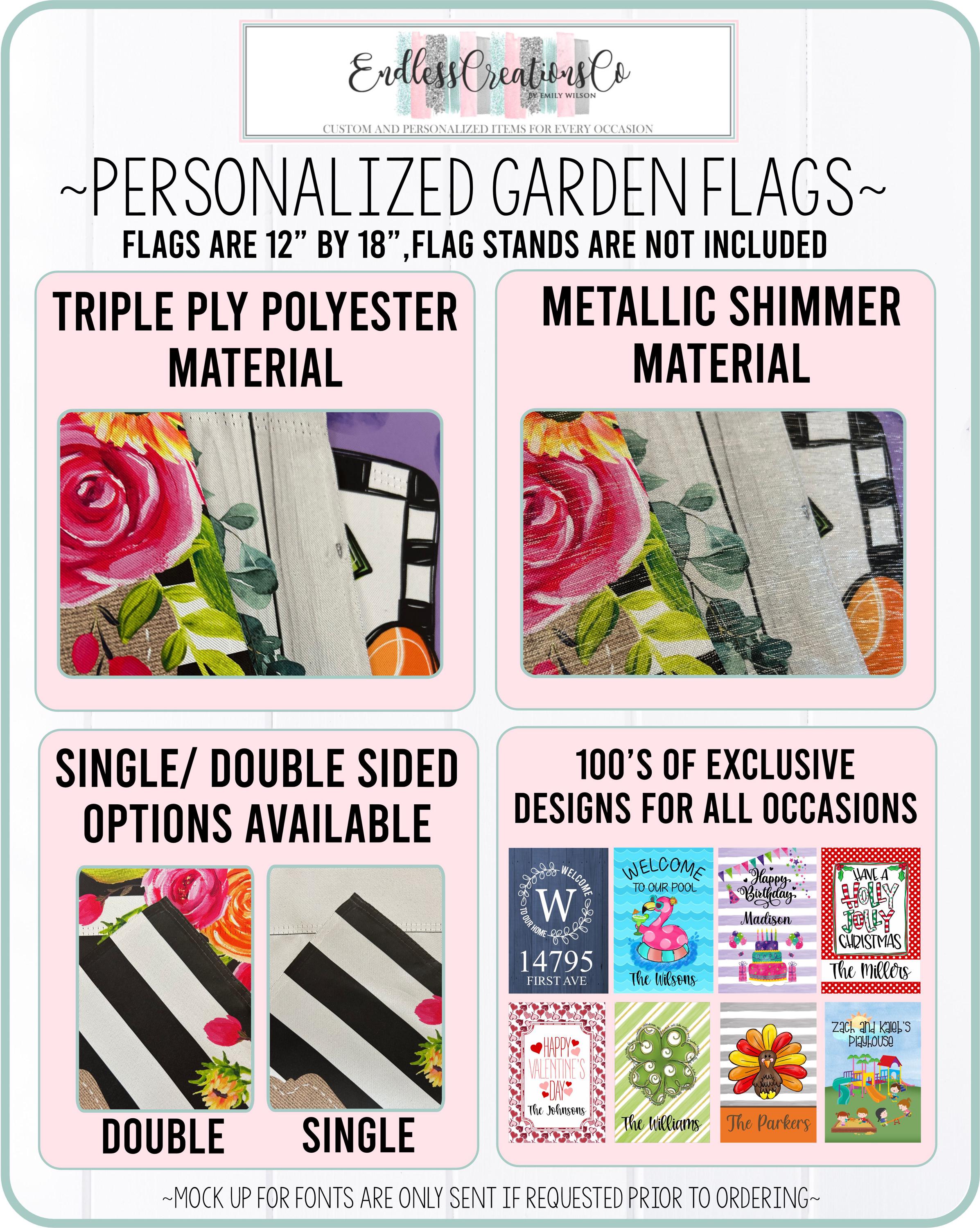 Winter Garden Flag, Merry Christmas Garden Flag, Holiday Yard Flag, Custom Porch Decor, Entry Flag, Yard Decor, Christmas Poinsettia Flag