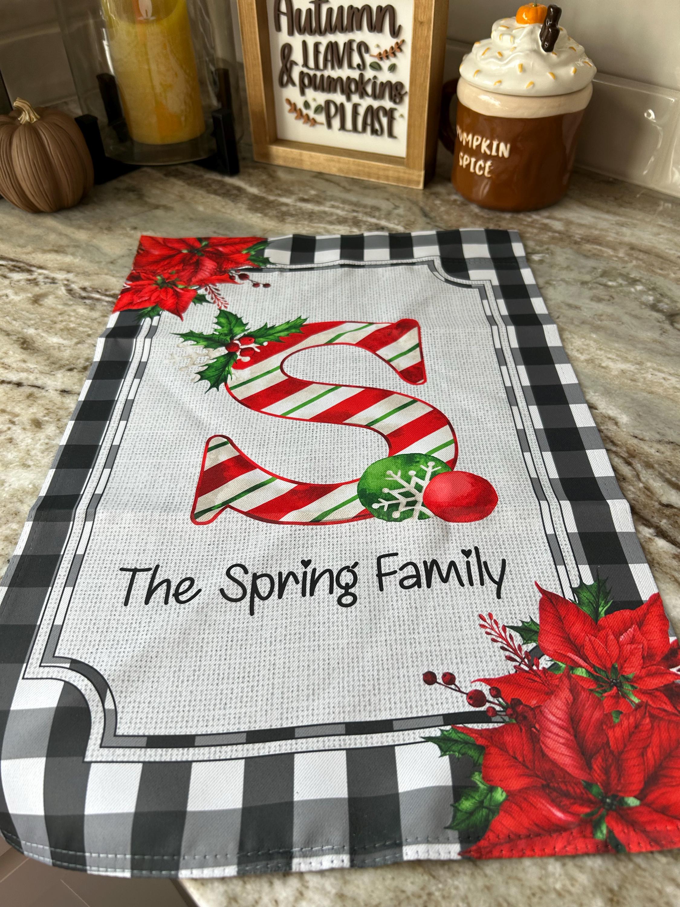 Winter Garden Flag, Merry Christmas Garden Flag, Holiday Yard Flag, Custom Porch Decor, Entry Flag, Yard Decor, Christmas Poinsettia Flag