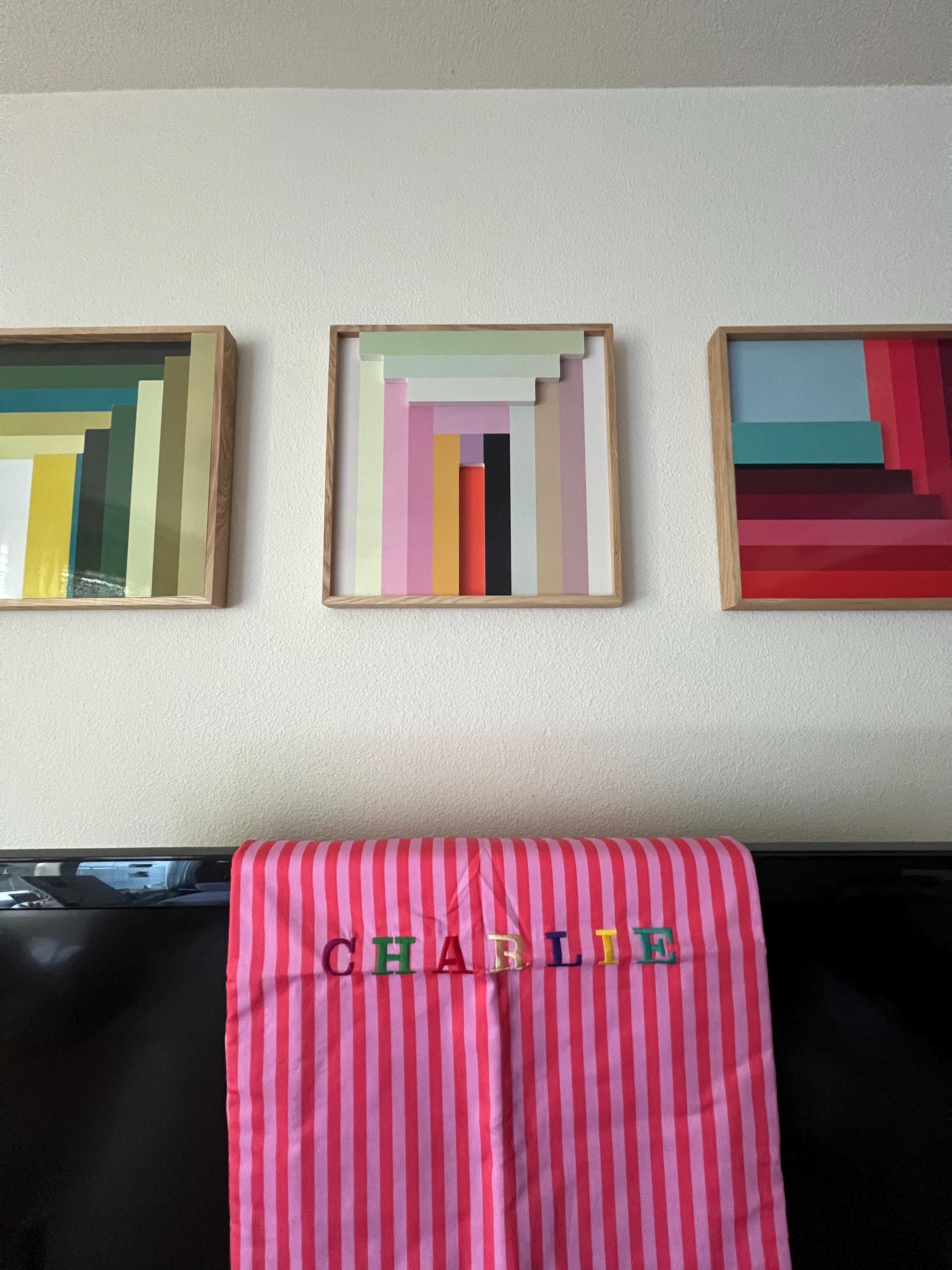 Luxury striped Christmas sack, personalised Santa sack, custom Christmas eve bag, reusable Santa sack, Christmas decor, Christmas wrap