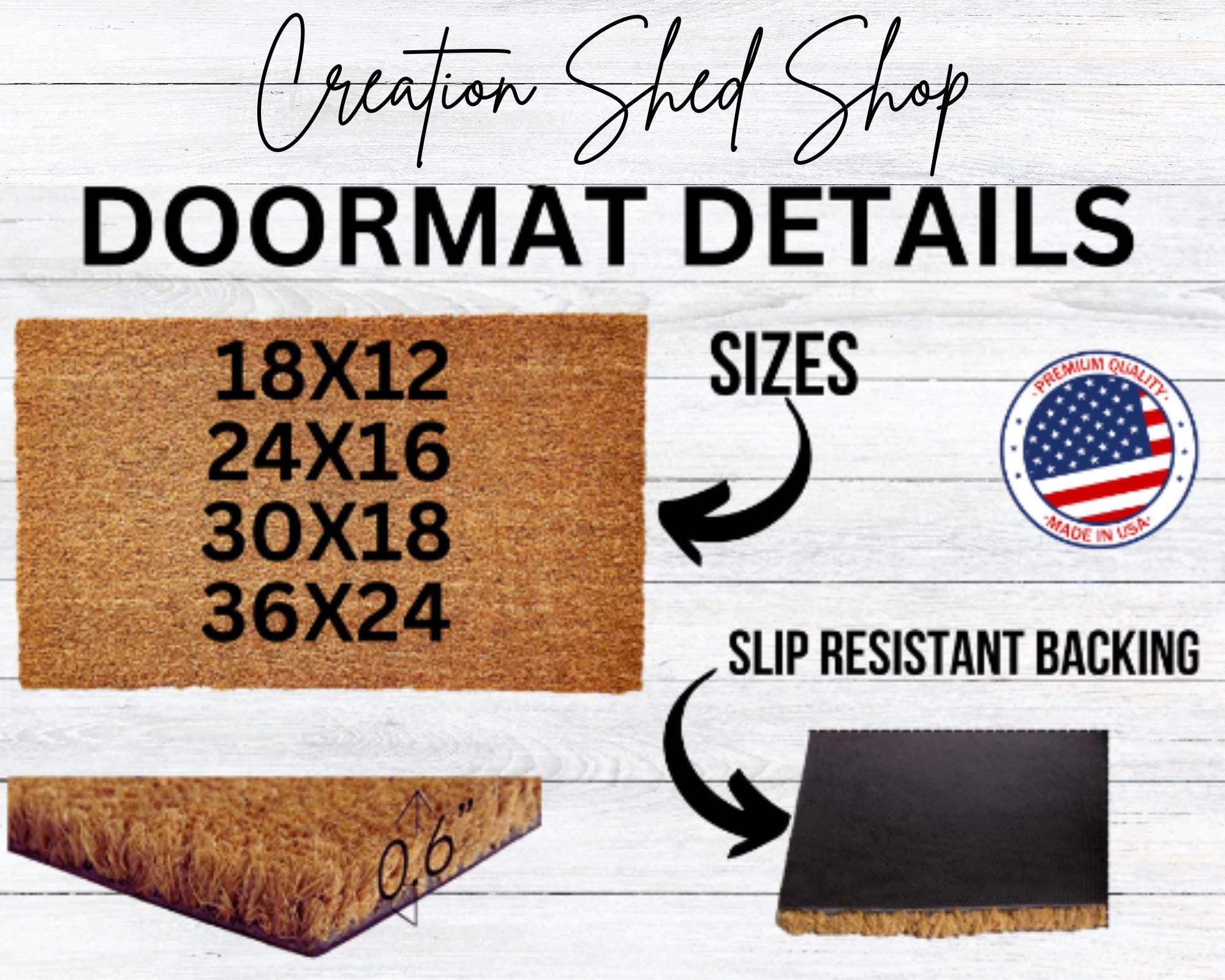 Funny Christmas Doormat, Funny Doormat, Christmas Door Mat, Funny Welcome Mat, There's Some Ho Ho Ho's in This House, Funny Door Mat, Santa