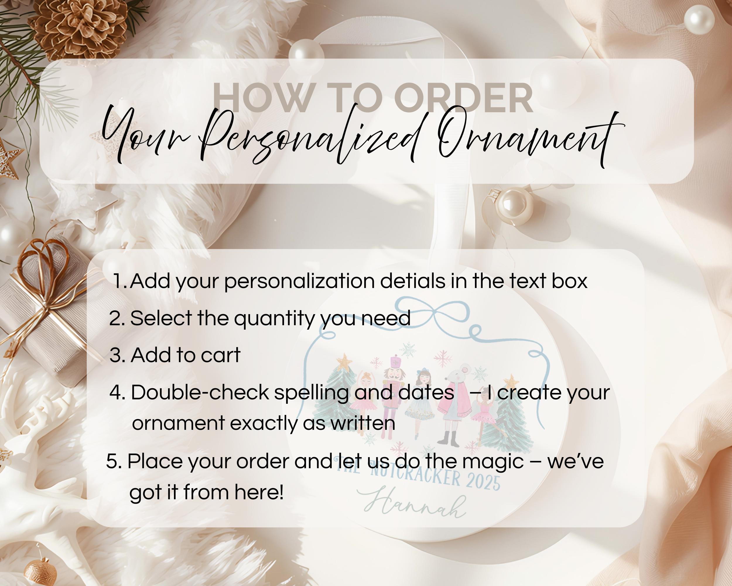 Nutcracker Ornament: Personalized Nutcracker Gifts