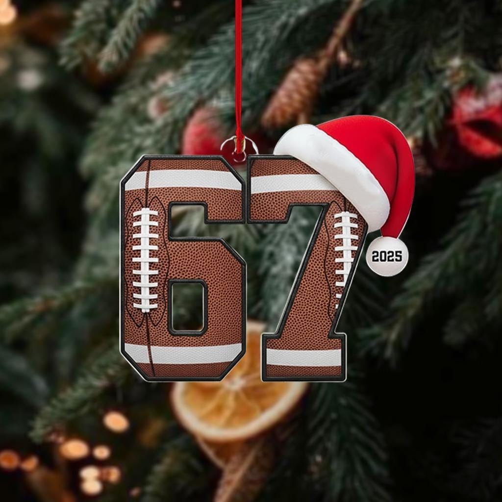 Custom 67 Sport Acrylic Christmas Ornament