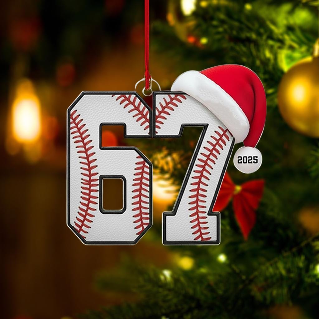 Custom 67 Sport Acrylic Christmas Ornament