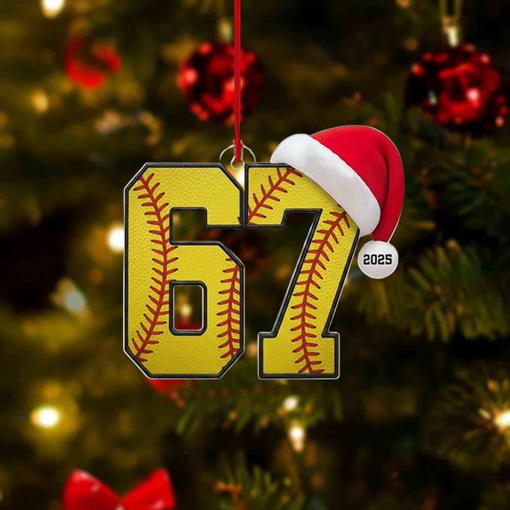Custom 67 Sport Acrylic Christmas Ornament