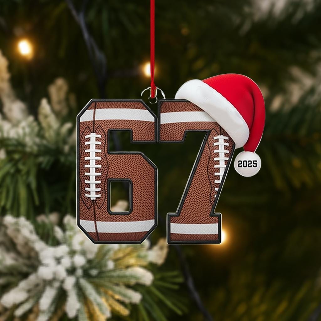 Custom 67 Sport Acrylic Christmas Ornament