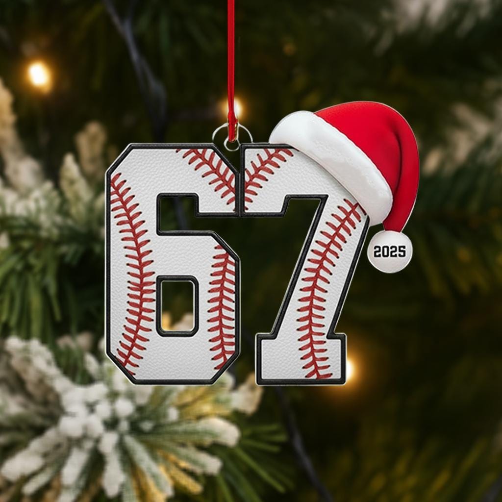 Custom 67 Sport Acrylic Christmas Ornament