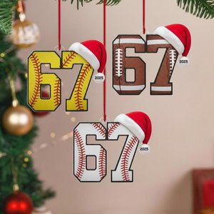 Custom 67 Sport Acrylic Christmas Ornament