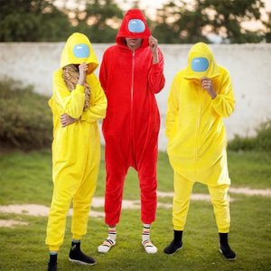 Kigurumi AmongUs Onepiece Disney Colourful Multiple Colour Onepiece Teen Adult Onepiece Unisex Costumes Pyjamas Unisex
