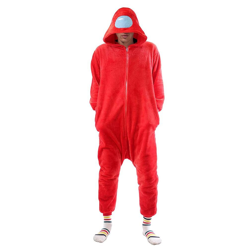 Kigurumi AmongUs Onepiece Disney Colourful Multiple Colour Onepiece Teen Adult Onepiece Unisex Costumes Pyjamas Unisex