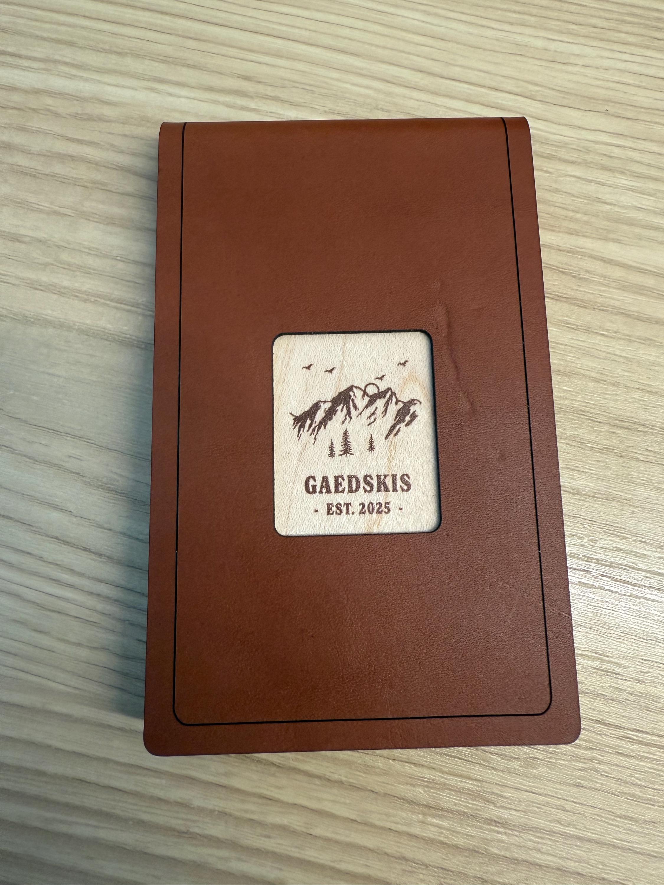 Custom Travel Cribbage Board & Personalized Pegs, 2 Player, Any Design Cribbage Game, Pocket Folding Leather and Wood