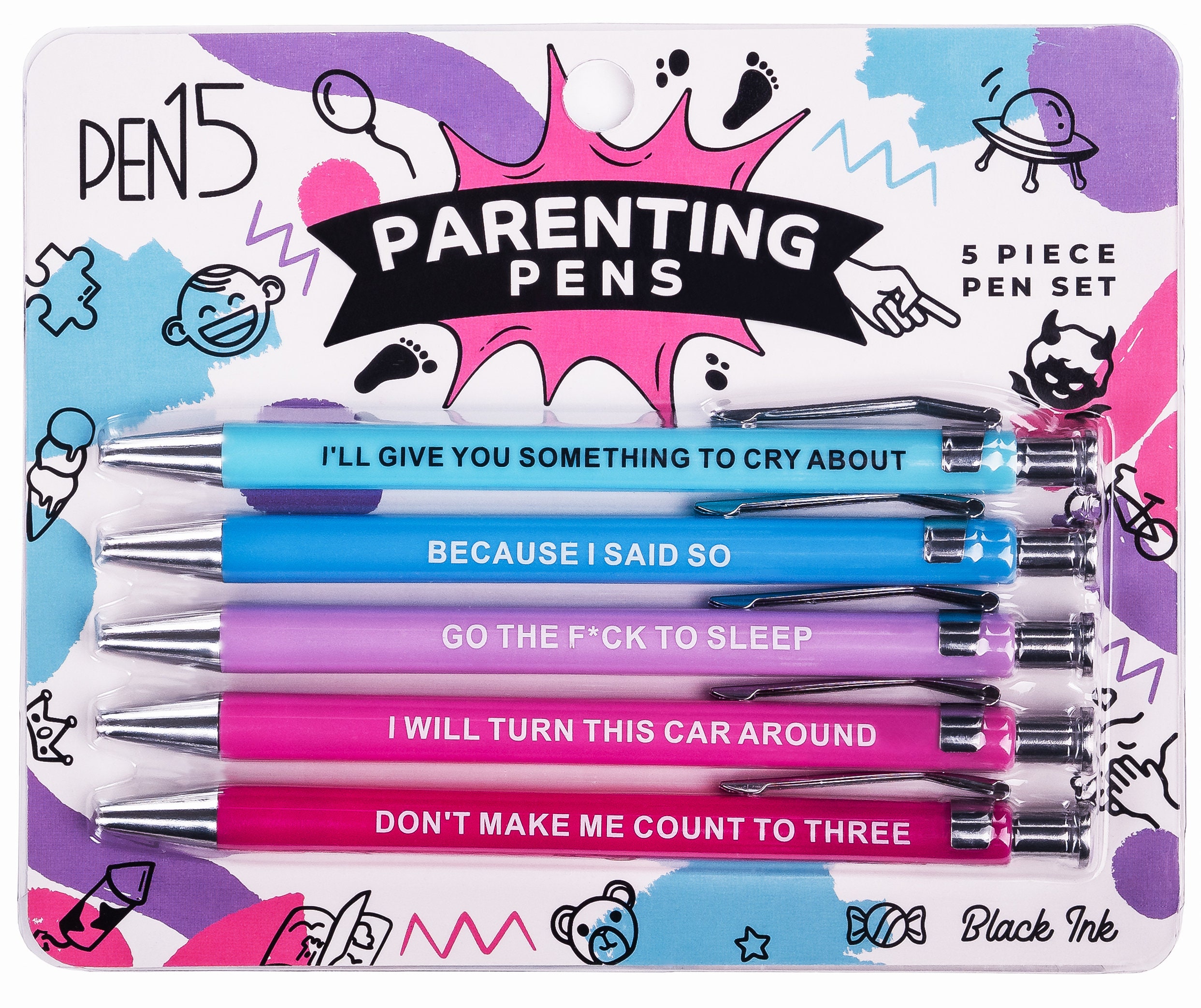 Offensive Pens, Funny Pen set, Adult, Funny Pens, Gag Gift, Christmas, Stocking Stuffer, White Elephant, Holidays, Secret Santa