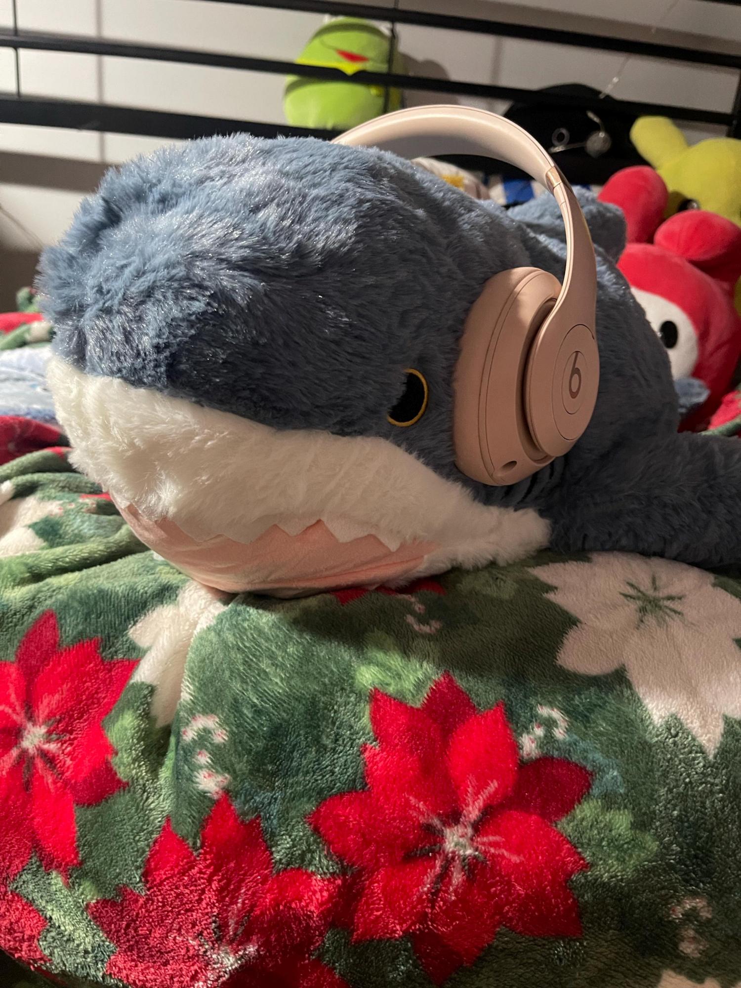 Shark Stuffed Animal with Blanket Inside: 3-in-1 Pillow, Blanket, and Friend - 29" Shark Plush with 60"x40" Glow-in-The-Dark Shark Blanket!