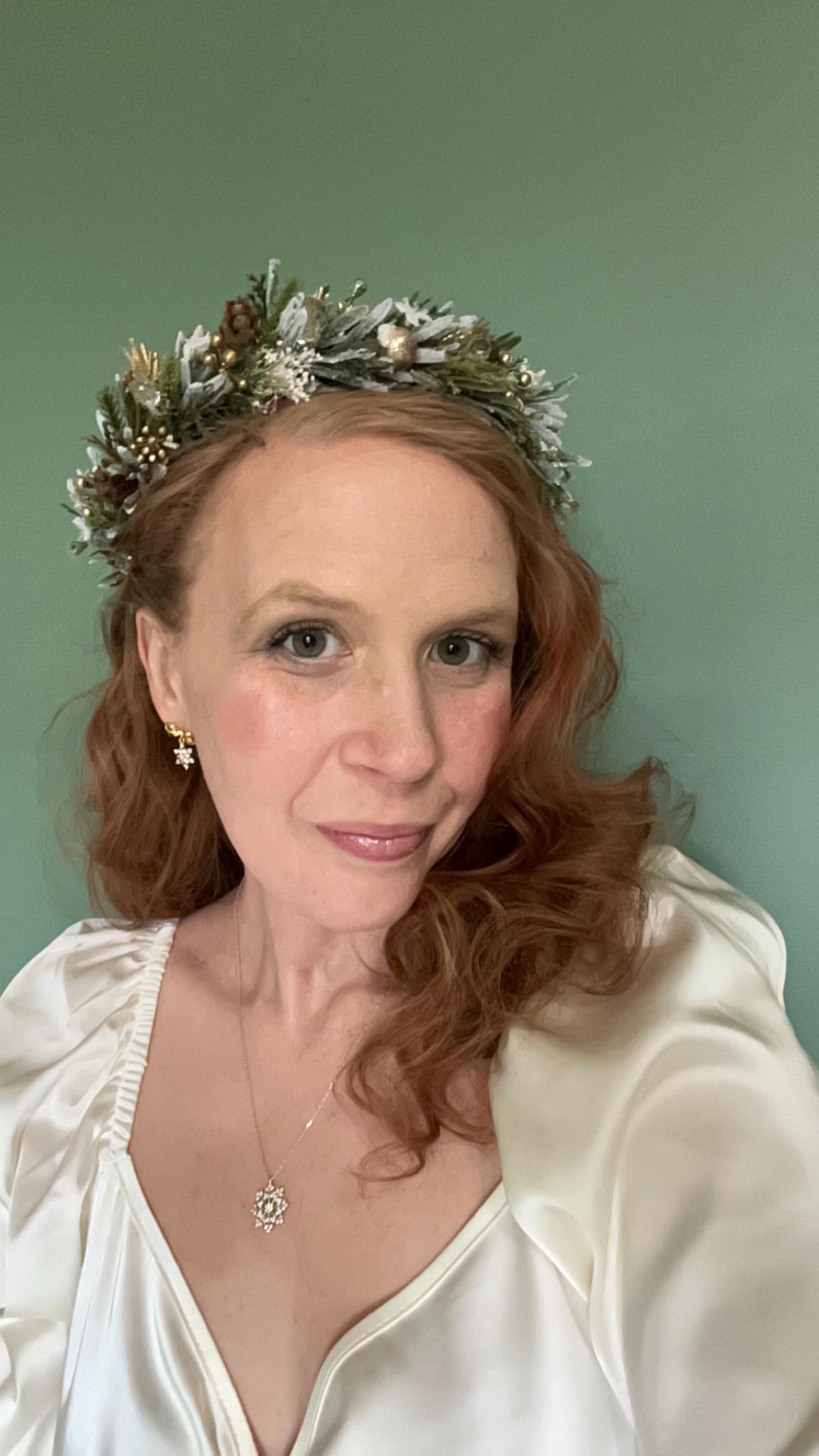 Snowflake Bow Earrings: Holiday Sterling Silver Earrings