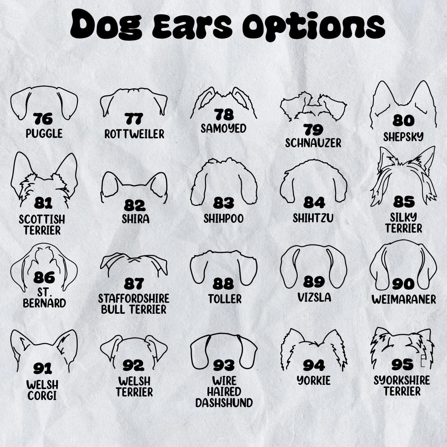 Embroidered Christmas Stockings for Dog Lovers, Personalized Dog Ears Cat Ears Stockings, Holiday Decorations, Christmas Gift for Mom