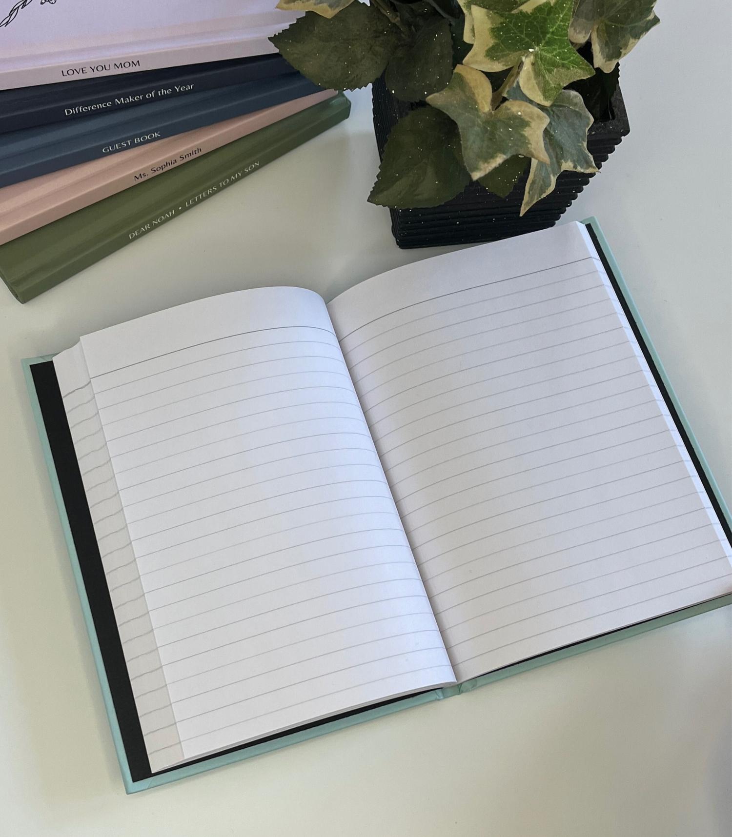 Letters To My Boyfriend Custom Notebook, Dear Boyfriend, Personalized Name Journal Gift From Girlfriend, Custom Dating Anniversary Gifts