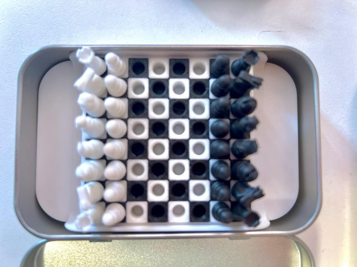 Altoids Tin Chess: Portable Travel Strategy Set