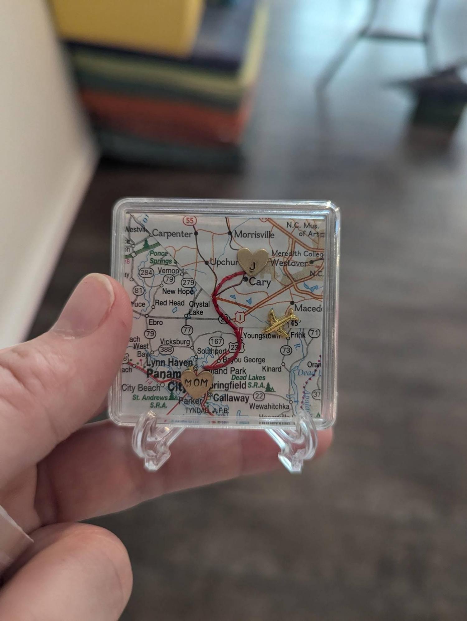 Long distance gift, pocket hug, string of fate, boyfriend distance, moving away gift, friends long distance, miss you gift