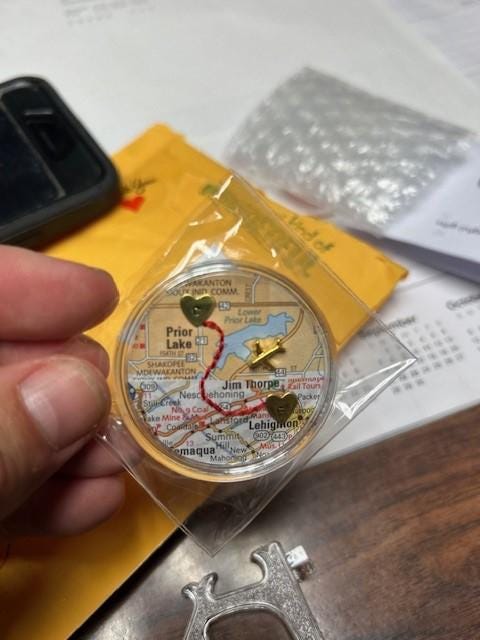 Long distance gift, pocket hug, string of fate, boyfriend distance, moving away gift, friends long distance, miss you gift