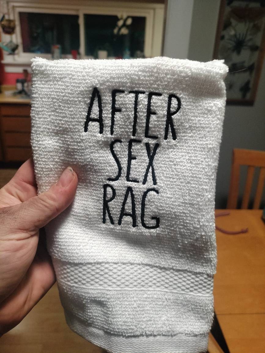 Thank You C*m Again Wash Rag- C*m Towel- Anniversary Gift, Gift For Him, Funny Gift, Valentines Gift