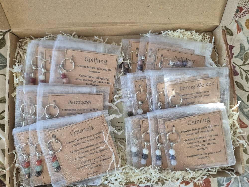 Strong woman crystal keyring. Friendship crystal gift. Personalised crystal keyring for international womans day. Mothers day. Galentines.