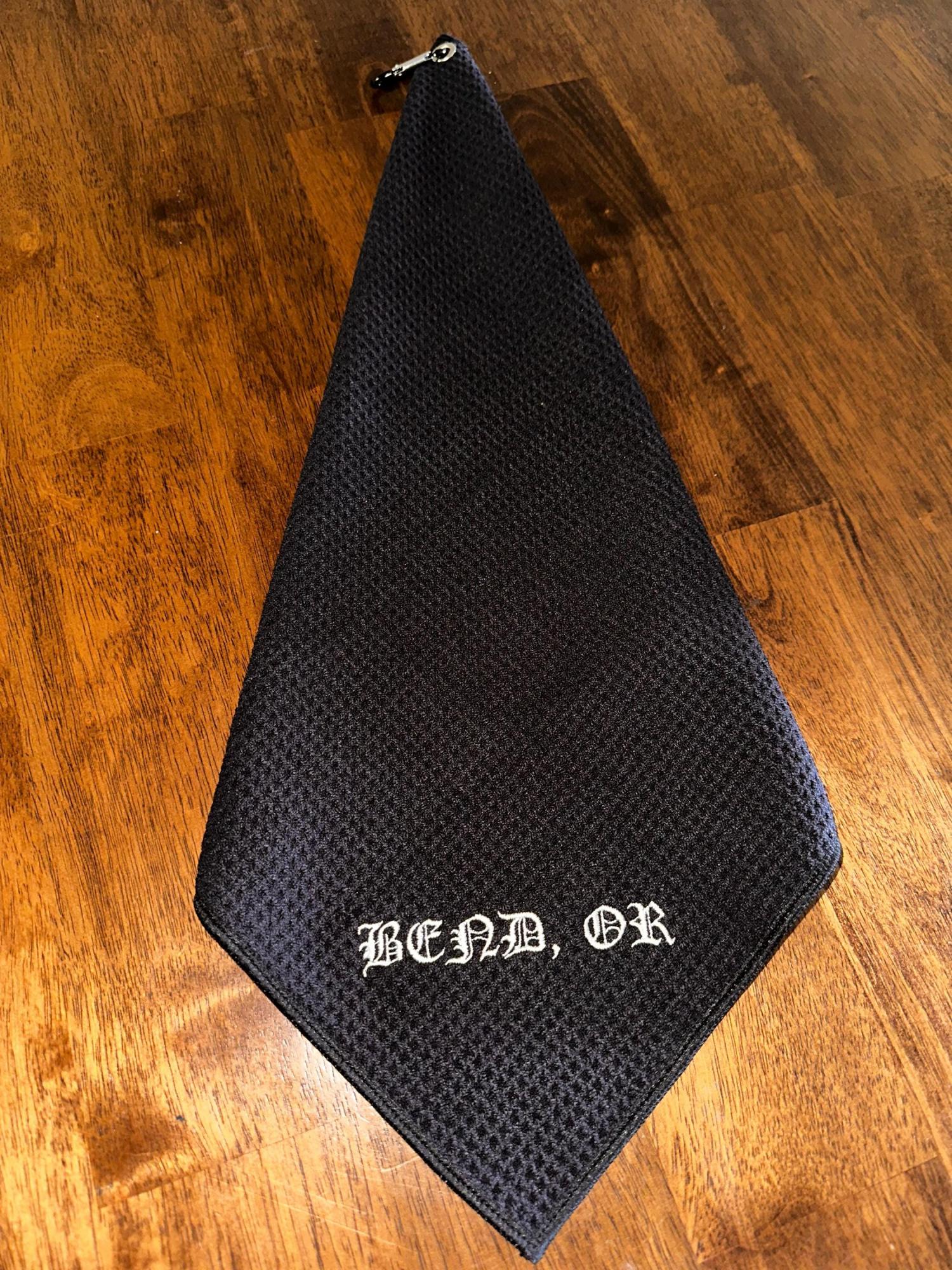 Custom Golf Towel Embroidered Groomsmen Gifts for Him Golf Magnetic Towel, Personalized Golf Gifts for Boyfriend, Anniversary Mens Gift [D]