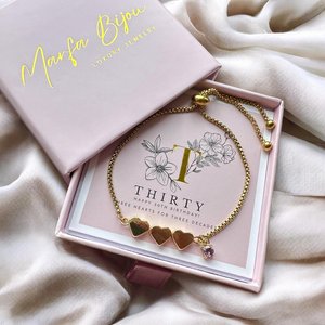 20th • 30th • 40th • 50th  Birthday Gift Bracelet • Adjustable Bracelet  • Women Decade Bracelet  • Gift For Friend • Birthstone Bracelet