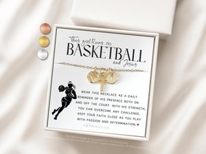 Christian Basketball Gifts Gift for Female Basketball Player Basketball Necklace Basketball Gifts Basketball Ball Coach Gift Bulk Team Gift