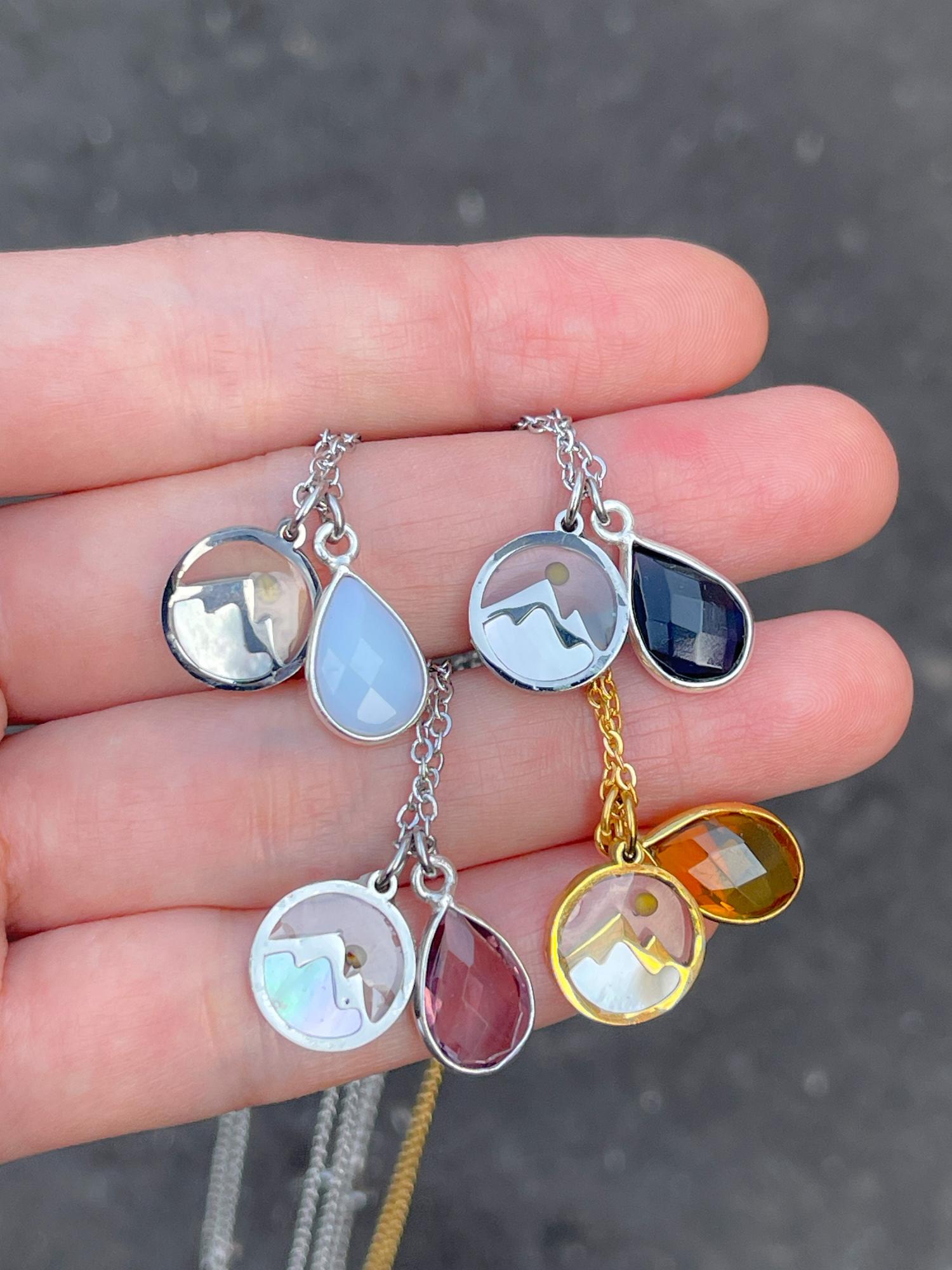 gift for her sister in Christ Mustard seed necklace Mountain Faith Christian jewelry Pearl friend church Christmas gift for daughter GOD