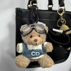 Personalized Plush Teddy Bear Keychain with Name, Cute Soft Bear Toy, Handbag Accessory, Baby Shower Favor, Birthday Gift for Kids/Friends/Her