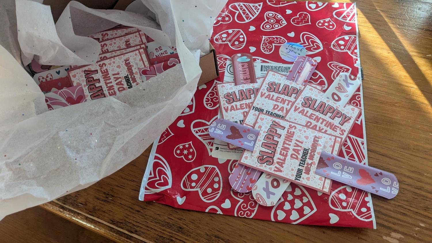 Slappy Valentine's Day Slap Bracelets *Assembled & Personalized*