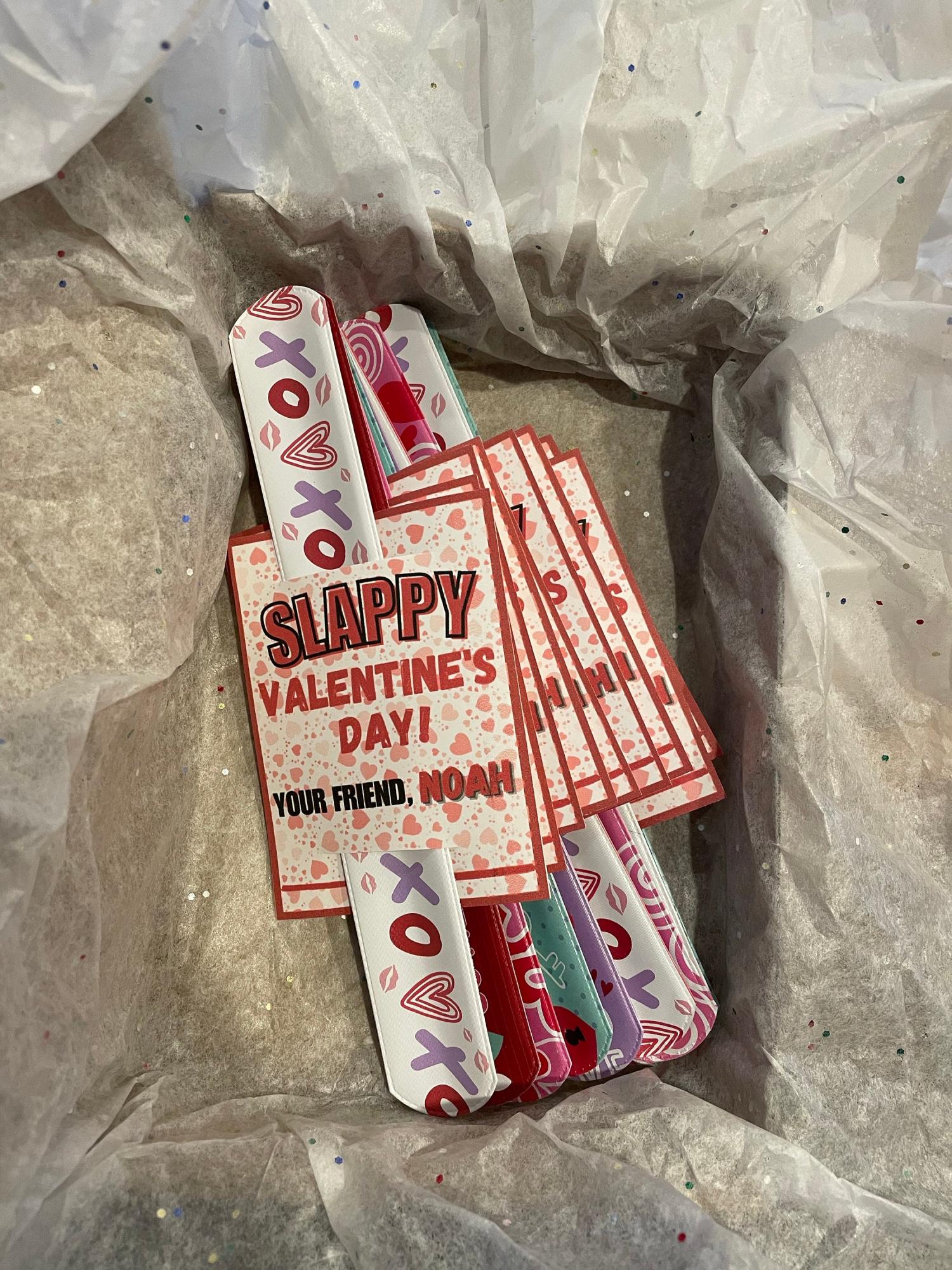 Slappy Valentine's Day Slap Bracelets *Assembled & Personalized*