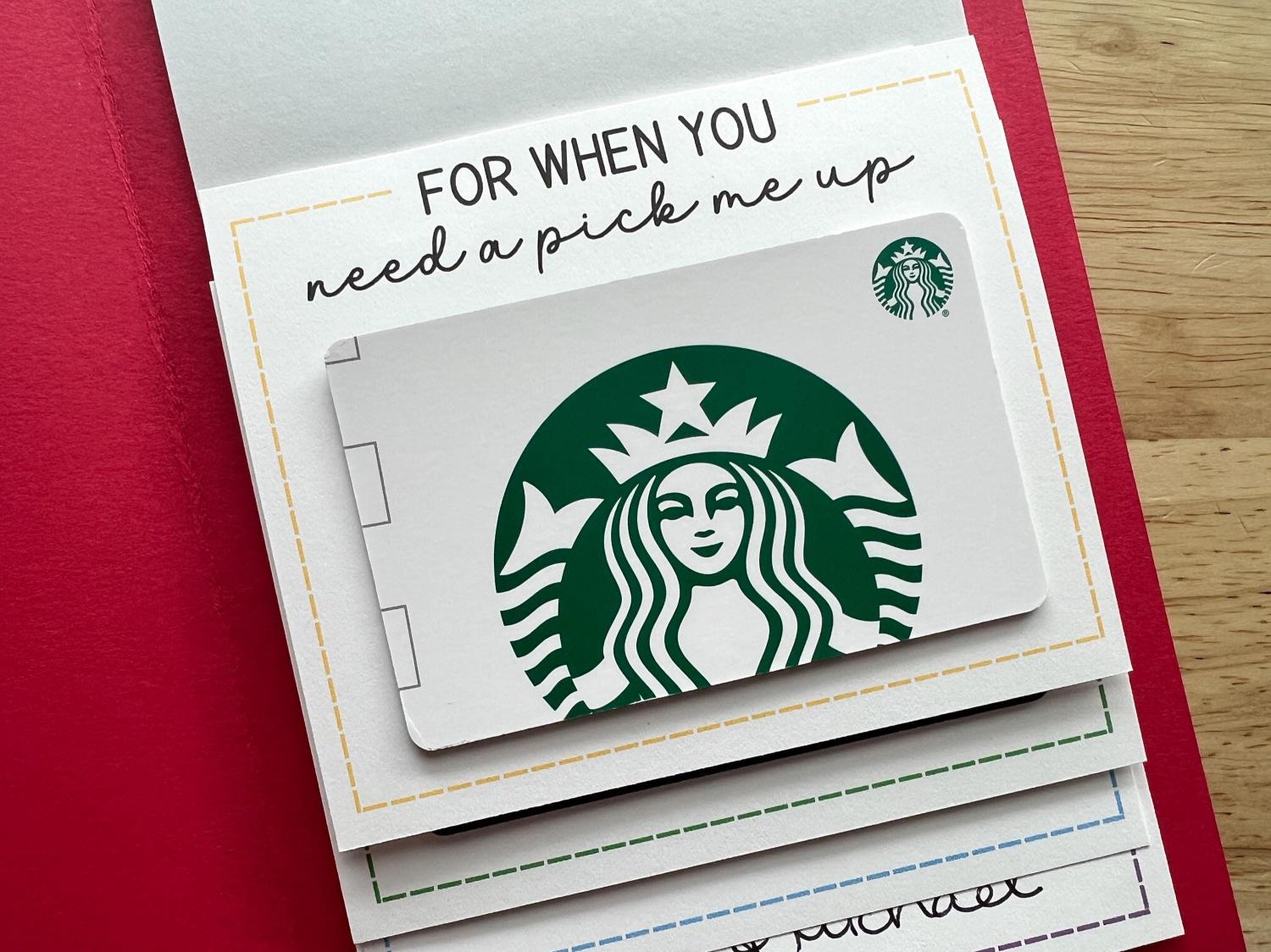 Valentine's Day Waterfall Gift Card Holder, Handmade Cash Money Book, Personalized Valentine Gift for Teens (Holds 4-5 Gift Cards)