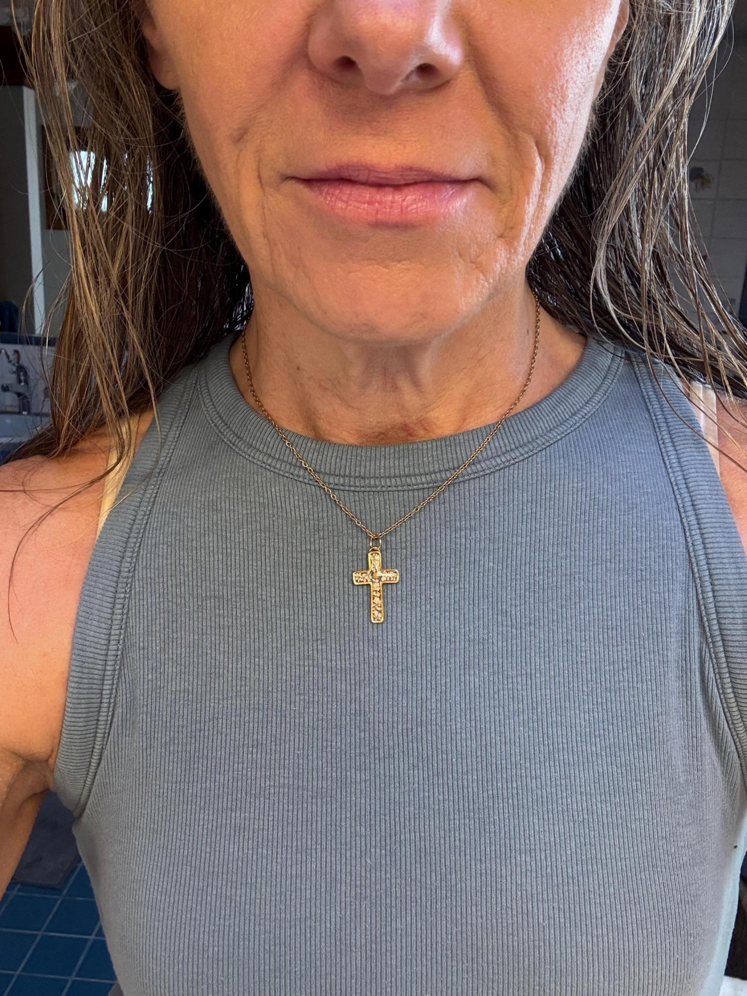 Mustard Seed Necklace, Cross Necklace Women Unique Gift for Her, Christian Jewelry Gift, Confirmation Gift, Christmas Gift, Mothers Day Gift