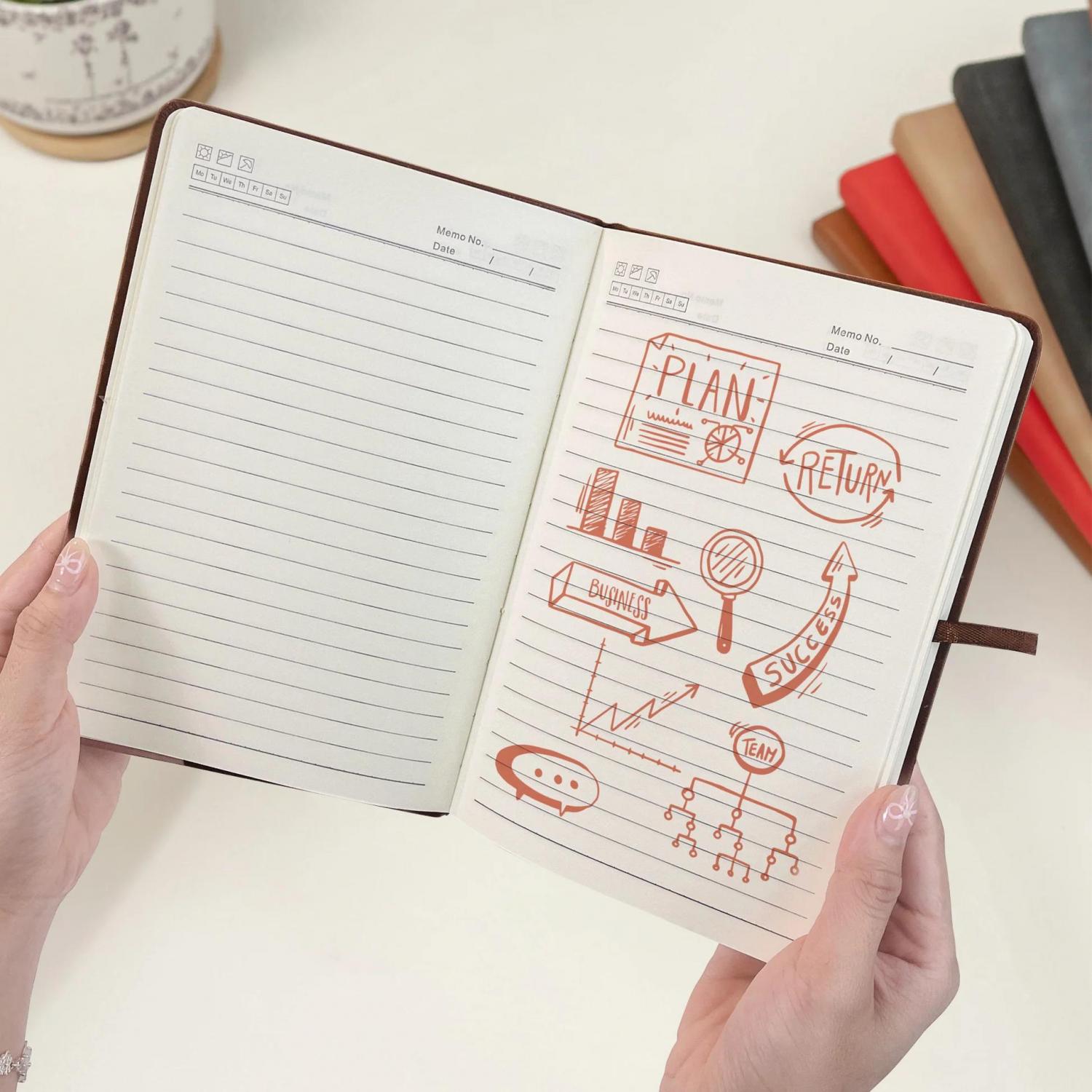 Funny Definition Notebook, Exchange Gifts, Gag Gift For Women, Men, Coworker, Boss, Personalized Leather Journal, Christmas Gifts for Her