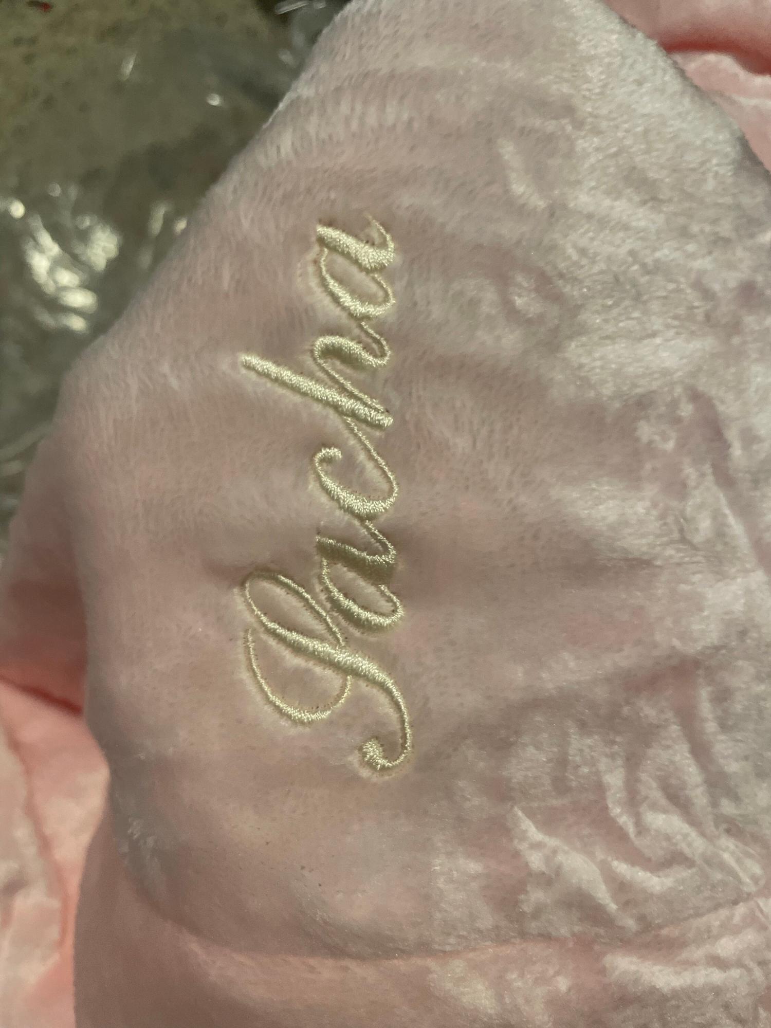 Classic Embroidered Short Fleece Robe, Gifts for Her, Mother's Day Gifts, Personalized Robe, Valentines Day Gift, Grandma Gift, Short Robe