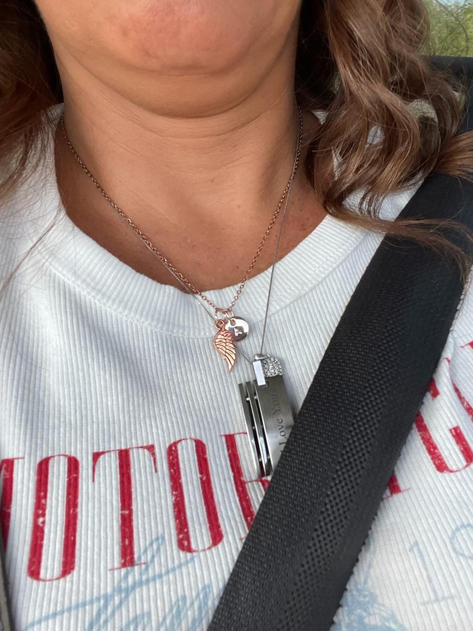 Angel Wings Necklace Gift from Heaven Memorial gift from angel passed dad passed mom Keepsake Letter from Heaven Sympathy Condolence