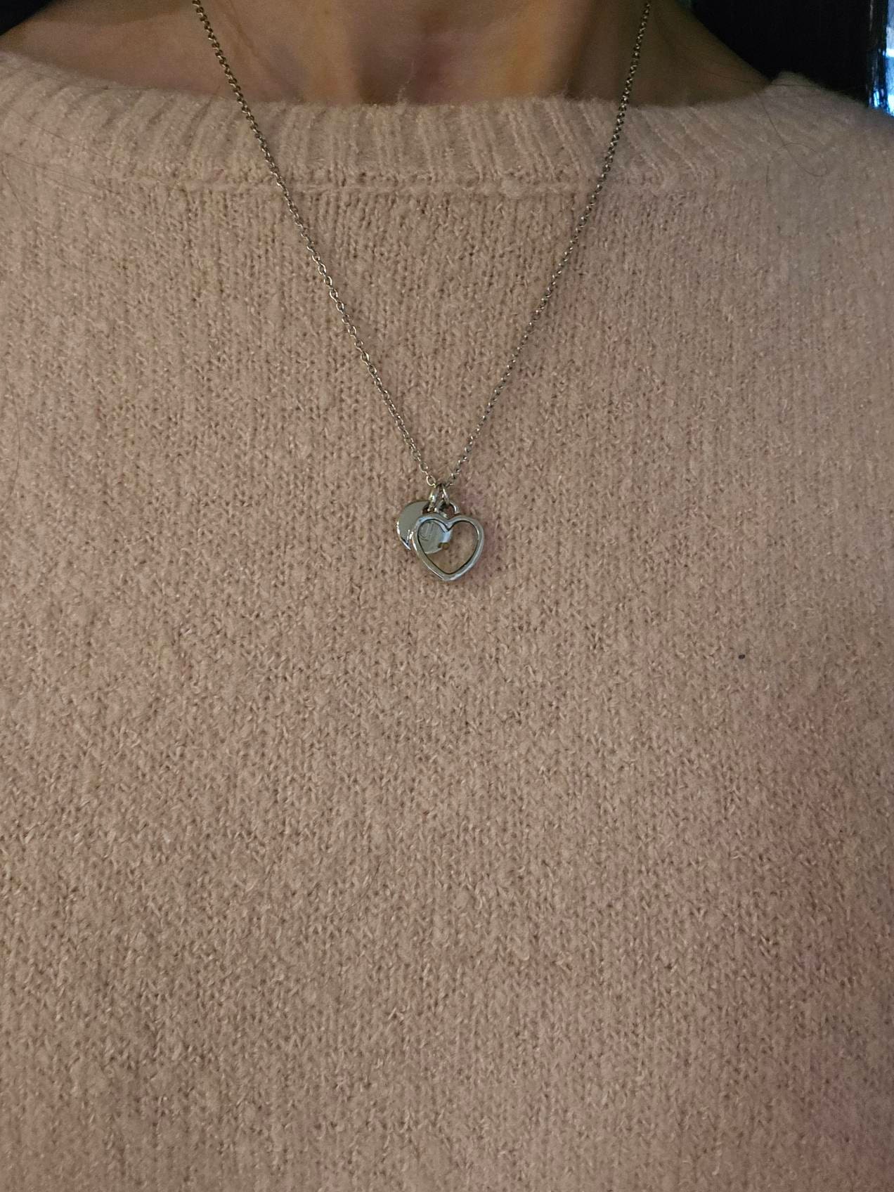 Faith Love Purpose Necklace • Cross & Heart Charm Necklace • Christian Gift for Women Religious Jewelry Gift for Her • Bible Verse Necklace