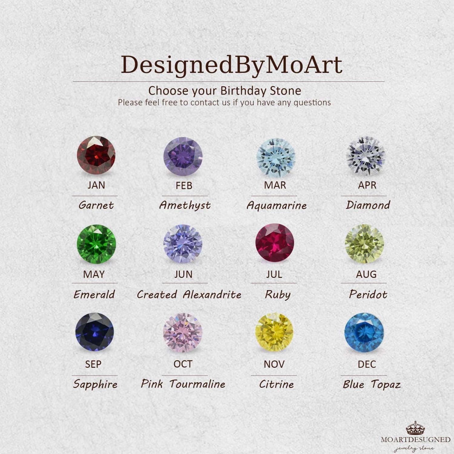 Custom Marquise Birthstone Necklace, 18k Gold Dainty Necklace, Family Gift, Anniversary Gift for Her, Grandma Gift, Christmas Gift for Mom