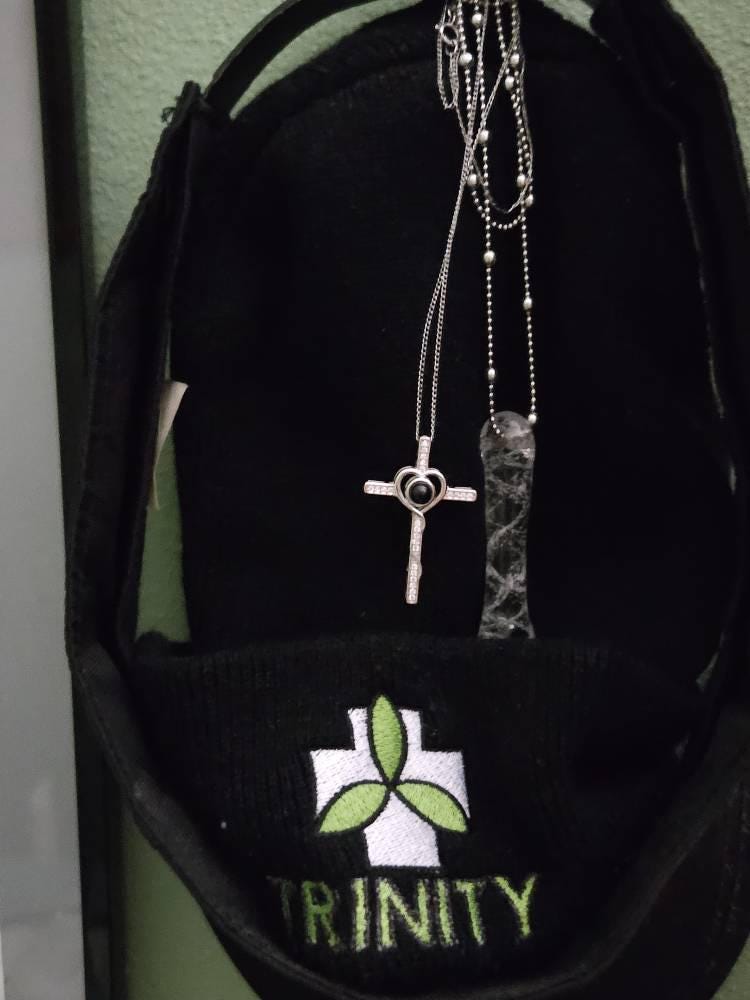 Custom Cross Necklace with Hidden Photo, Projection Necklace, Thoughtful Christian Gift for Mom or Grandma, Memorial Faith Jewelry for Her