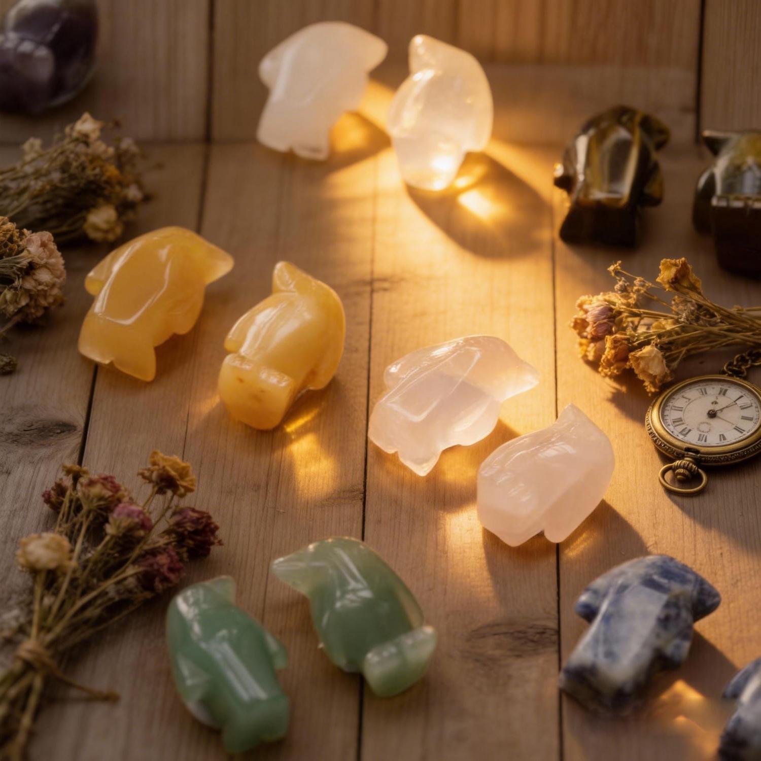 2 Cute Rose Quartz Penguins Penguin Gifts for Wife Husband Natural Genuine Crystal.Forever Love You're My Penguin Friendship Gift for herhim